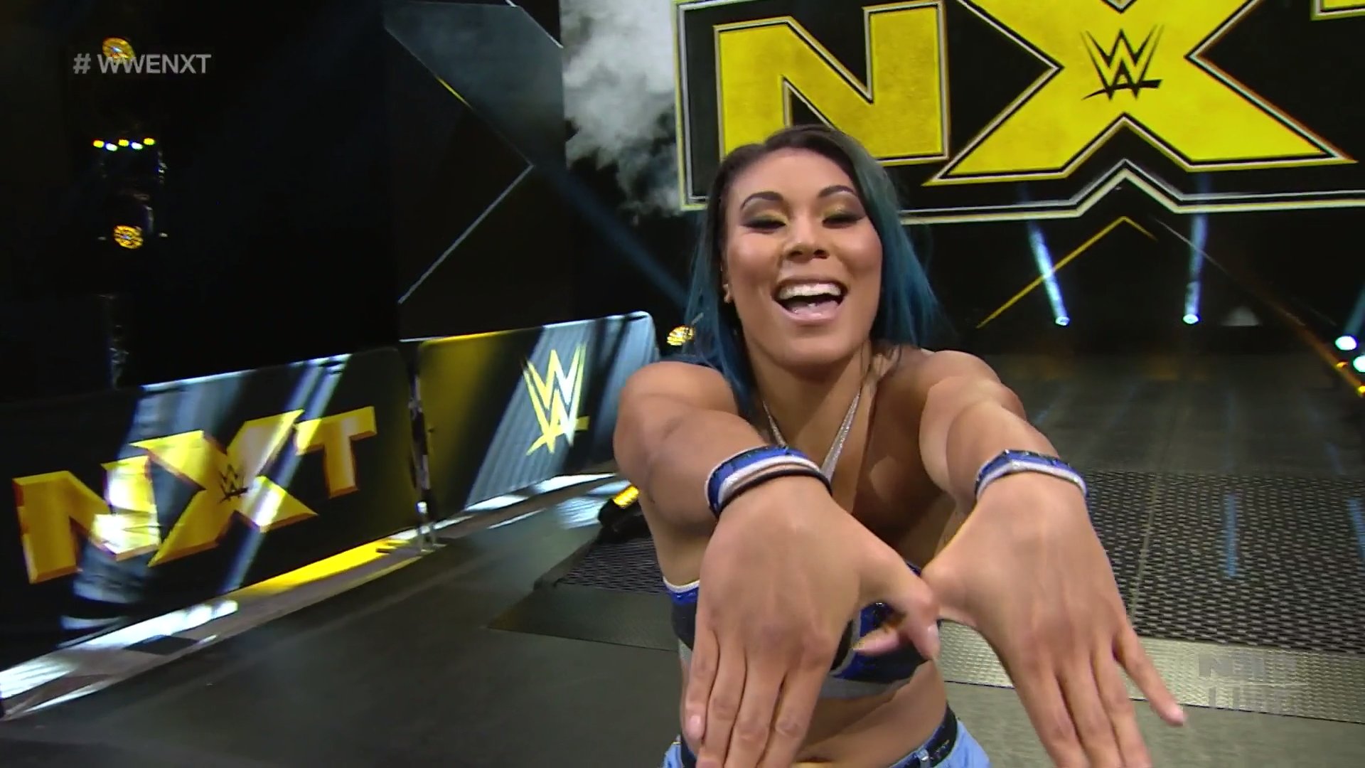 Mia Yim defeats Jessi Kameea on the April 22nd episode of NXT. 
